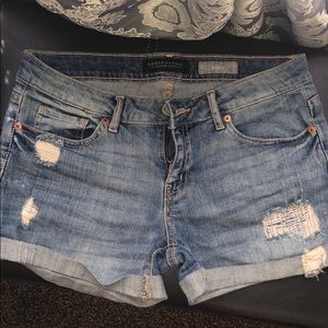 Denim shorts